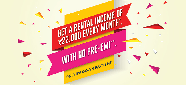 get a Rental income of Rs22000 every month